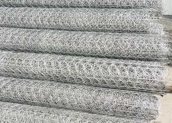 PVC ผิวเคลือบ gabion mesh 2.2mm สาย Dia สําหรับการเสริมท่อ