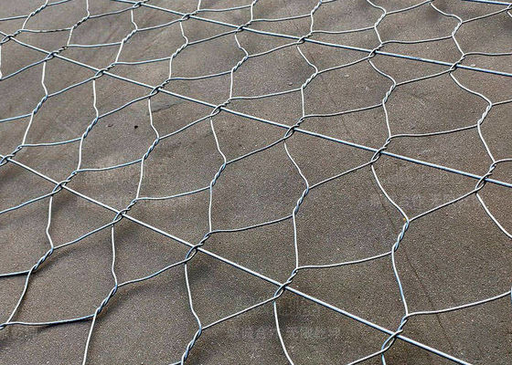 กล่องก๊าบิออนเมช 50g-1200g/m2 เนื้อ double twist Hexagonal สาย Mesh สําหรับการปกป้องพืช