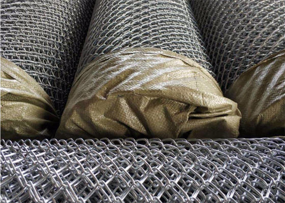 ร้อนหมักเหล็กกระดาษโซ่ Link รั้ว Diamond Mesh สายรั้วสําหรับฟาร์ม