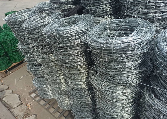 ร้อน Dip กระปุก Barb โรล Wire Anti แอนติกรด / แอลคาลี สําหรับรั้วสาย Mesh